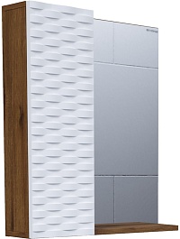 Grossman Мебель для ванной Альба 65 подвесная веллингтон/белая матовая – фотография-7